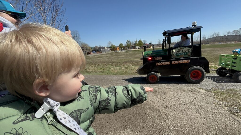 family fun in niagara falls with the Heartland Forest train